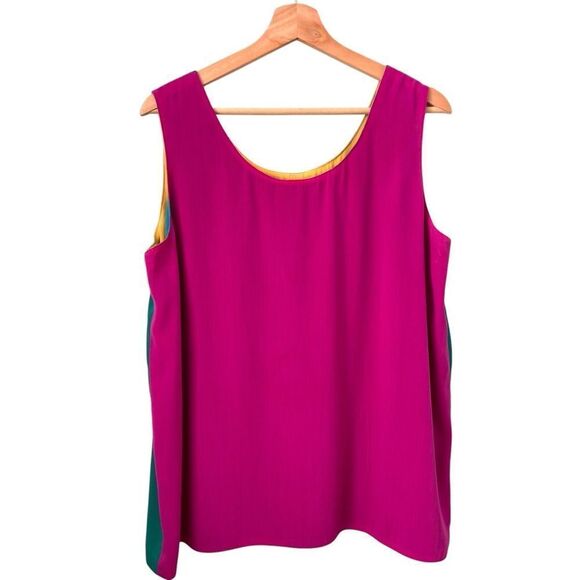 Reversible Sleeveless Blouse Top in One Size - Picture 1 of 7